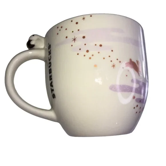 Starbucks Lunar New Year Mug Coffee Cup, Ceramic, Year of the Rabbit. 2023, Rare - Picture 2 of 11